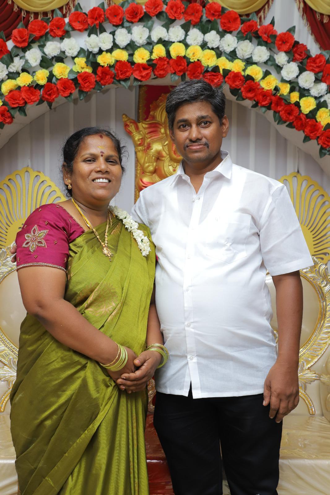 T Suresh Kumar and Priya Suresh, founders of MJ Food Catering